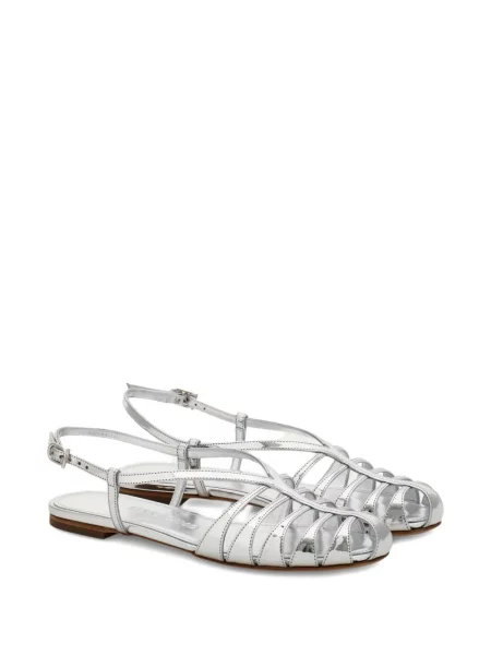 Sandale Ferragamo argintiu