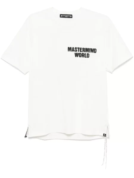 Tricou Mastermind World cu imagine alb