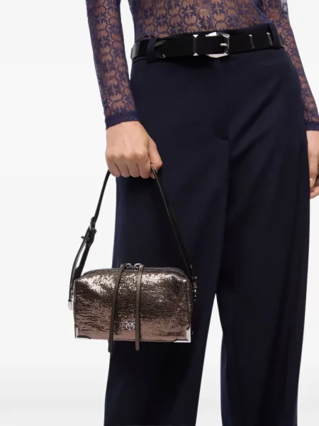 Crossbody kabelka Pinko hnedá