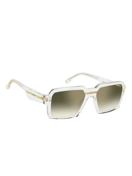 Ochelari de soare Carrera cu imprimeu geometric alb