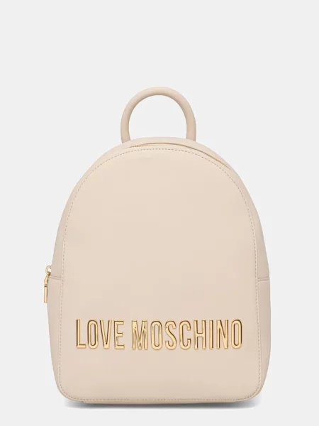 Love Moschino rucsac pentru femei cu imitație de piele bej
