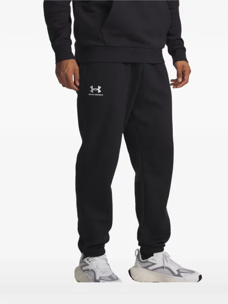 Pantaloni Under Armour din fleece alergare negru