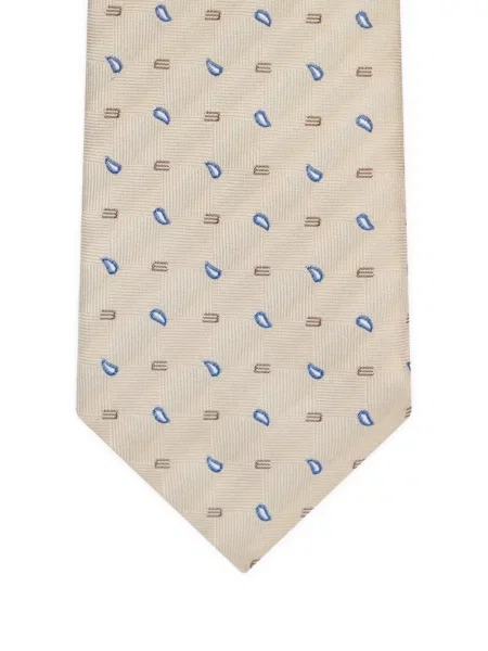 Cravată Etro cu broderie cu model paisley