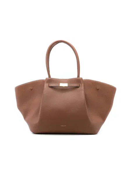 Torebka skórzana Demellier skórzana brązowa