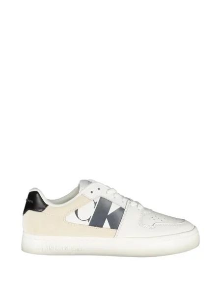 Sneakerși Calvin Klein cu imagine alb