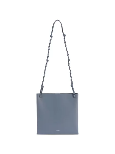 Geantă Jil Sander cu bretele albastru