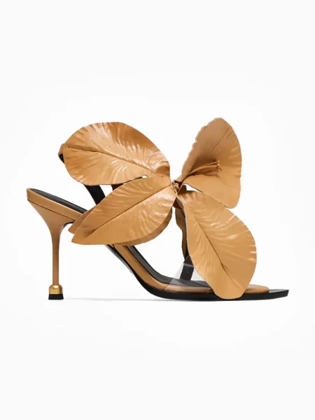 Kožené sandály Vanda Novak Daisy Daisy béžová