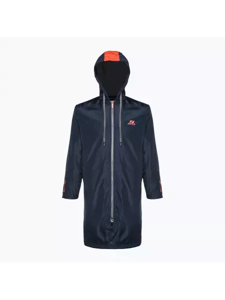 Płaszcz Robe Fleece Parka navy/grey/orange szara