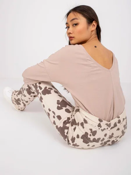 Bluza Basic Feel Good bež