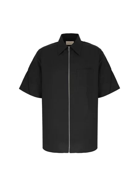 Krótka koszula z krótkim rękawem Givenchy z krótkim rękawem czarna