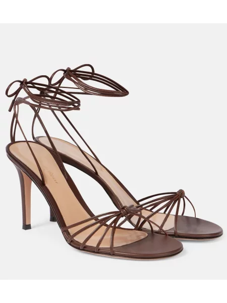 Sandale Gianvito Rossi din piele maro