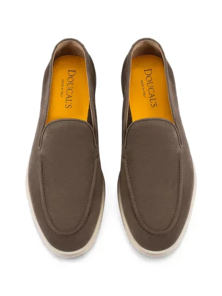 Pantofi loafer Doucal's din piele maro