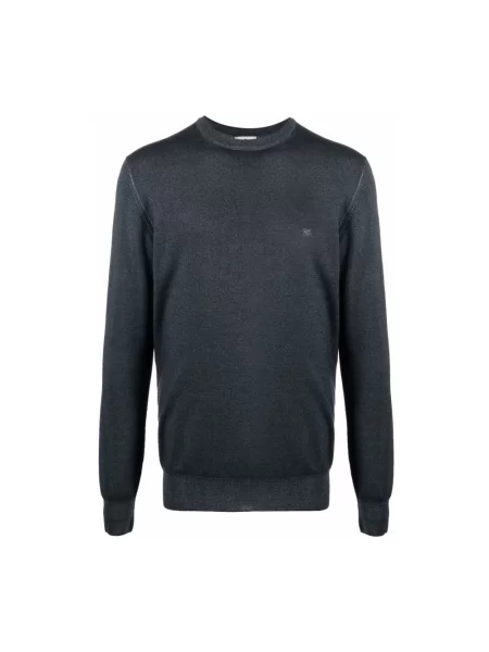 Sweter Etro wełniany szary