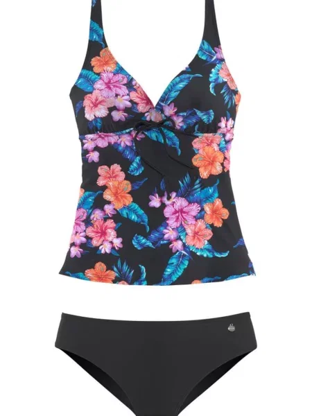 LASCANA Costum de baie Tankini mai multe culori negru