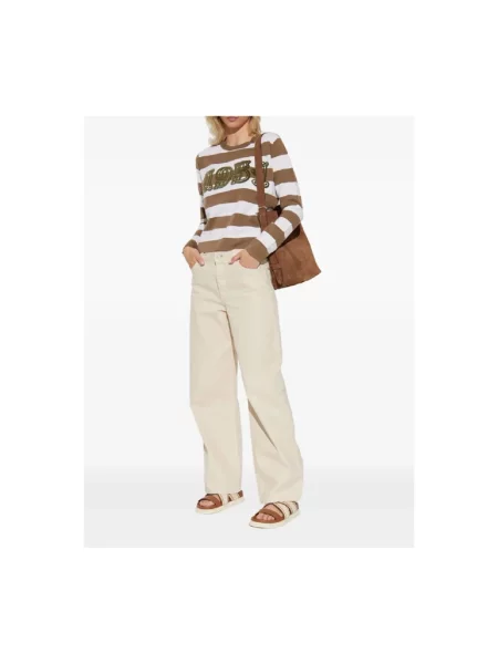 Sweter Max Mara brązowy