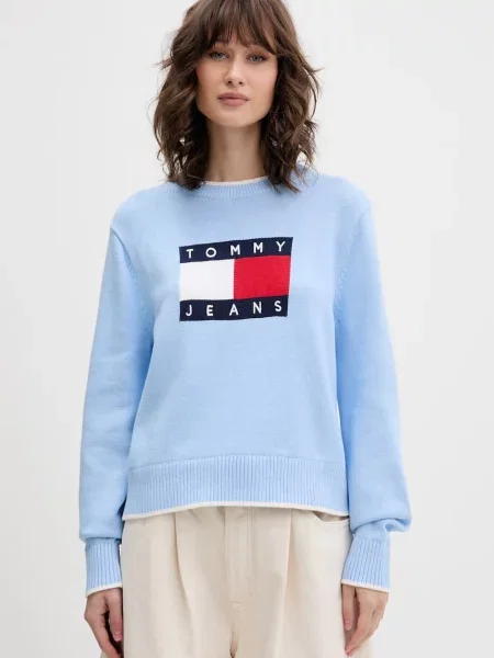 Tommy Jeans pulover pentru femei din albastru