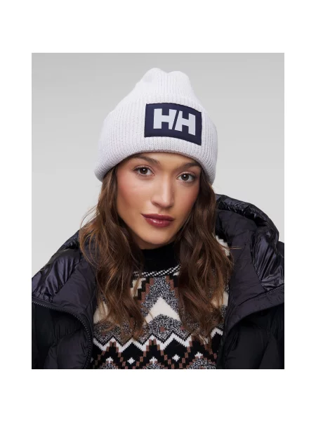 Szaro-beżowa Czapka Helly Hansen Hh Box Beanie beżowa