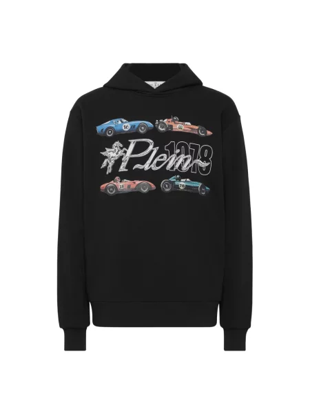 Bluza z kapturem Philipp Plein z kapturem czarna
