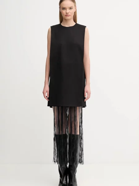 Sportmax sukienka FINNICI mini prosta czarny
