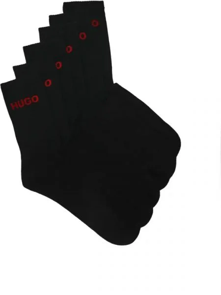 Hugo Șosete RIB LOGO negru