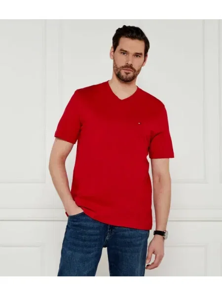 Tommy Hilfiger Tricou ESSENTIAL | Regular Fit roșu