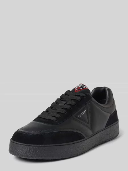 Sneakersy ze sznurowaniem model ‘WIMOH’ Guess czarne