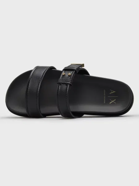 Шлепанцы Armani Exchange черные