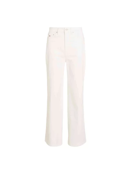 Szerokie jeansy Tommy Jeans białe