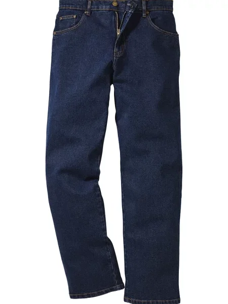 Klasyczne jeansy ze stretchem classic fit straight niebieskie