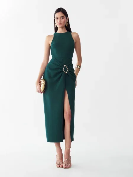 BWLDR Rochie Soraye smarald verde