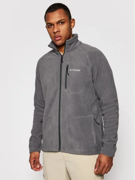 Geacă Columbia din fleece gri
