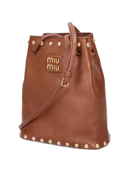 Geantă Miu Miu din piele maro