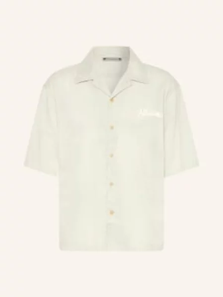 Allsaints Letní Košile Odyssey Oversized Střih světle zelená