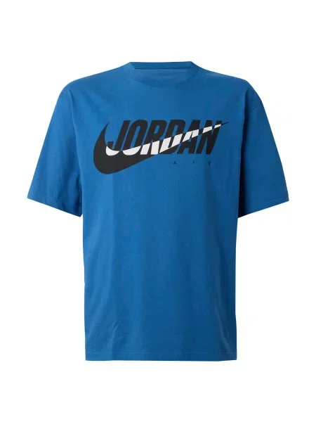 Jordan Tricou Brooklyn Essentials albastru amestec / negru alb