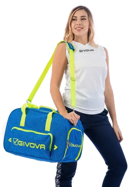 Torba sportowa Givova Brera Royal Jeans niebieska