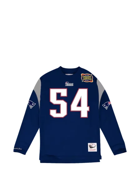 Tricou Mitchell & Ness lung albastru