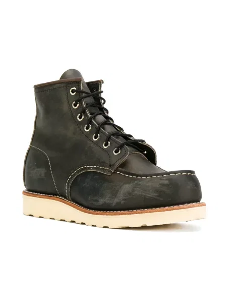 Nėriniuotos auliniai batai Red Wing Shoes su raišteliais raudona