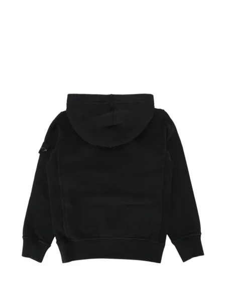 Bluza z kapturem dziecięca Stone Island czarna