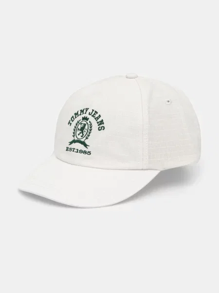 Tommy Jeans baseballová čepice bílá