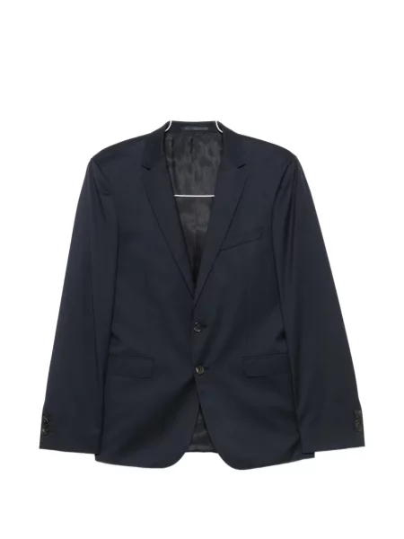 Costum Boss de lână albastru