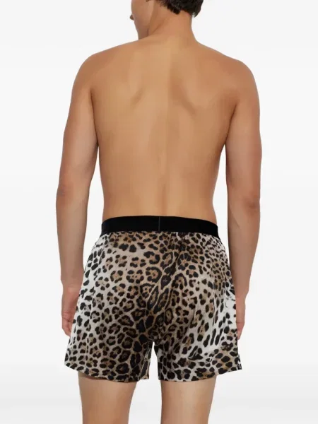 Boxeri Tom Ford cu imagine cu model leopard negru