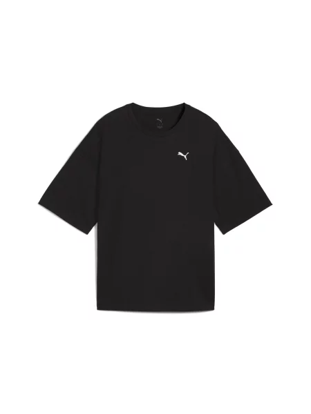 Koszulka oversize Wardrobe Essentials PUMA czarna