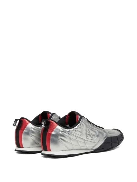 Sneakerși Diesel argintiu