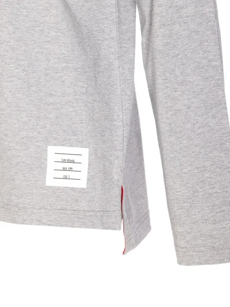 Pulover Thom Browne cu dungi gri