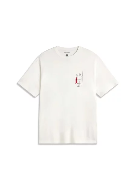 Thinking MU Majica Zach rdeča / črna bela