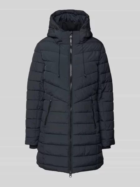 Płaszcz pikowany z zapinanymi na błyskawiczny G.i.g.a. Dx granatowy