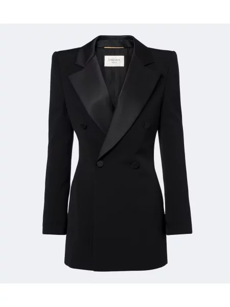Rochie Saint Laurent de lână negru