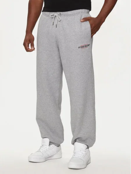 Guess Jeans Долнище анцуг сив