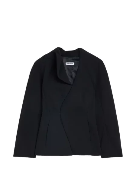 Geacă Jil Sander de lână negru