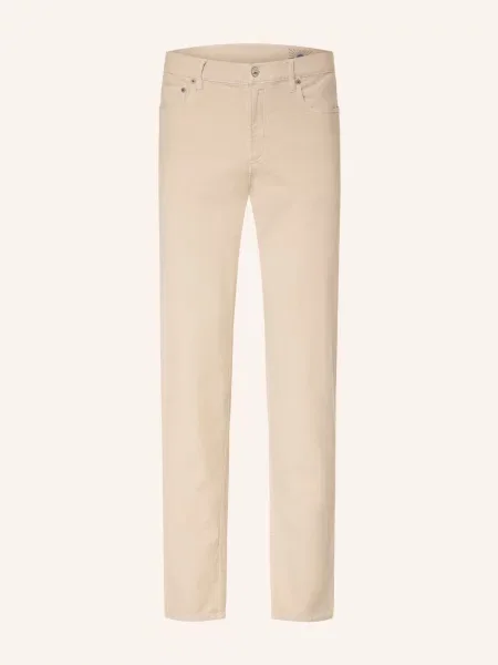 Faherty Spodnie Terry Tailored Fit beige beżowe